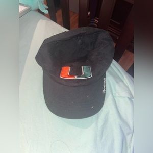 black UMIAMI baseball cap